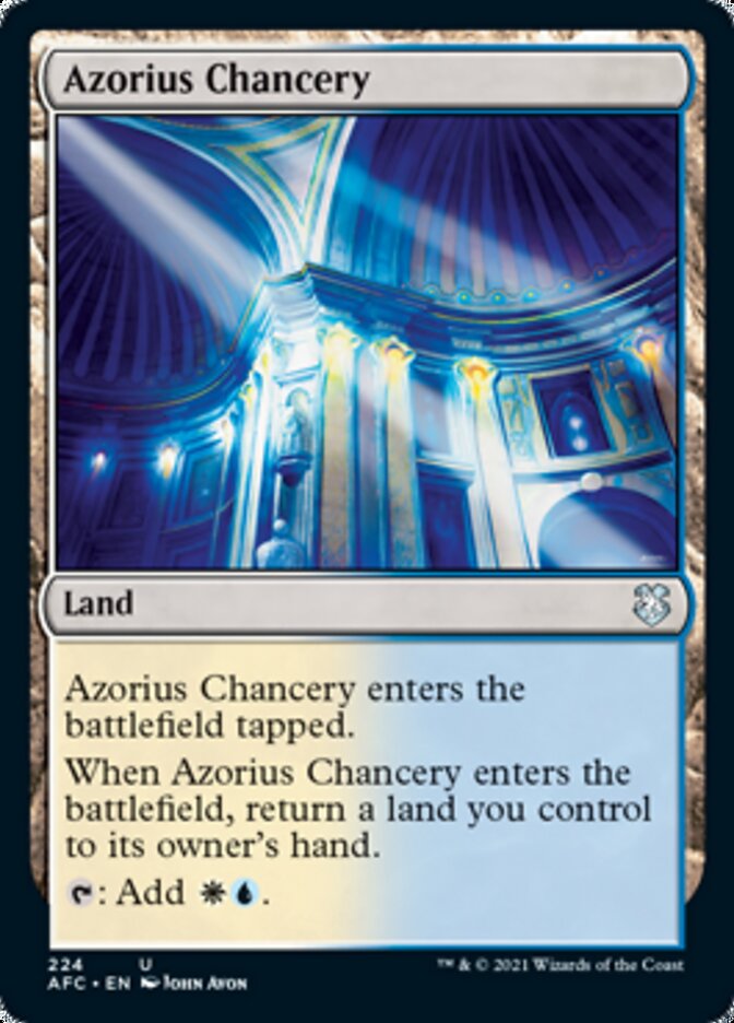 Azorius Chancery [Dungeons & Dragons: Adventures in the Forgotten Realms Commander] | I Want That Stuff Brandon