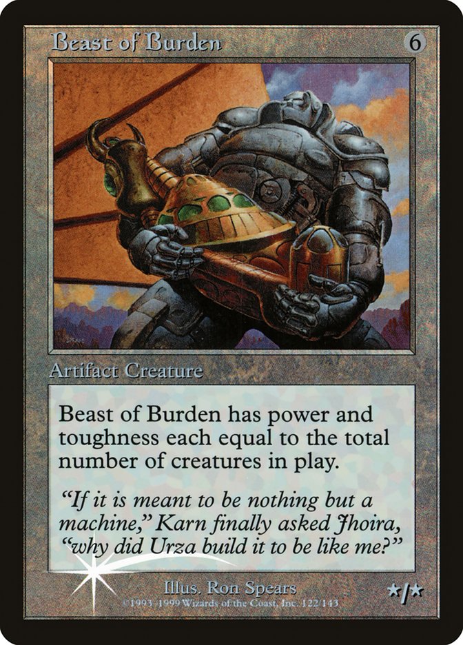 Beast of Burden (Misprinted) [Urza's Legacy Promos] | I Want That Stuff Brandon