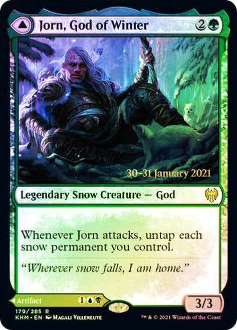 Jorn, God of Winter // Kaldring, the Rimestaff [Kaldheim Prerelease Promos] | I Want That Stuff Brandon