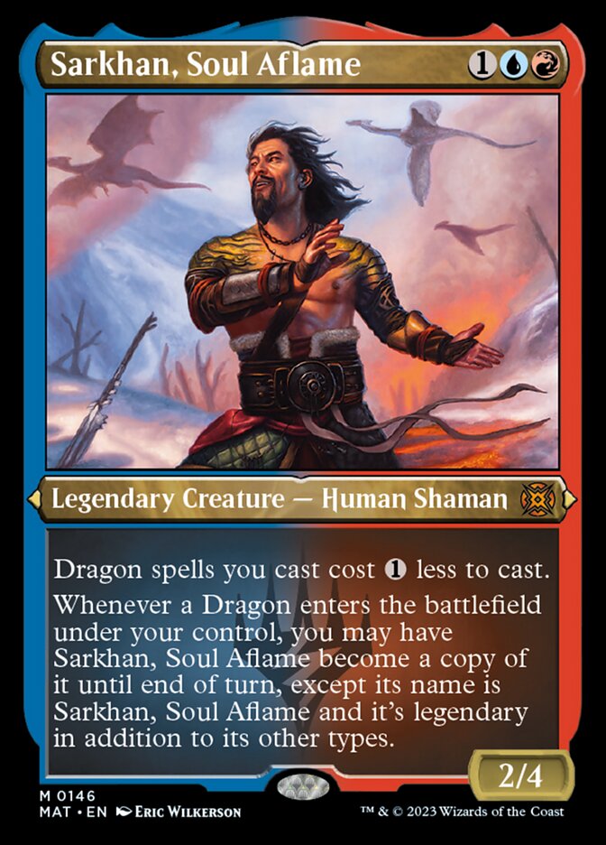 Sarkhan, Soul Aflame (Foil Etched) [March of the Machine: The Aftermath] | I Want That Stuff Brandon