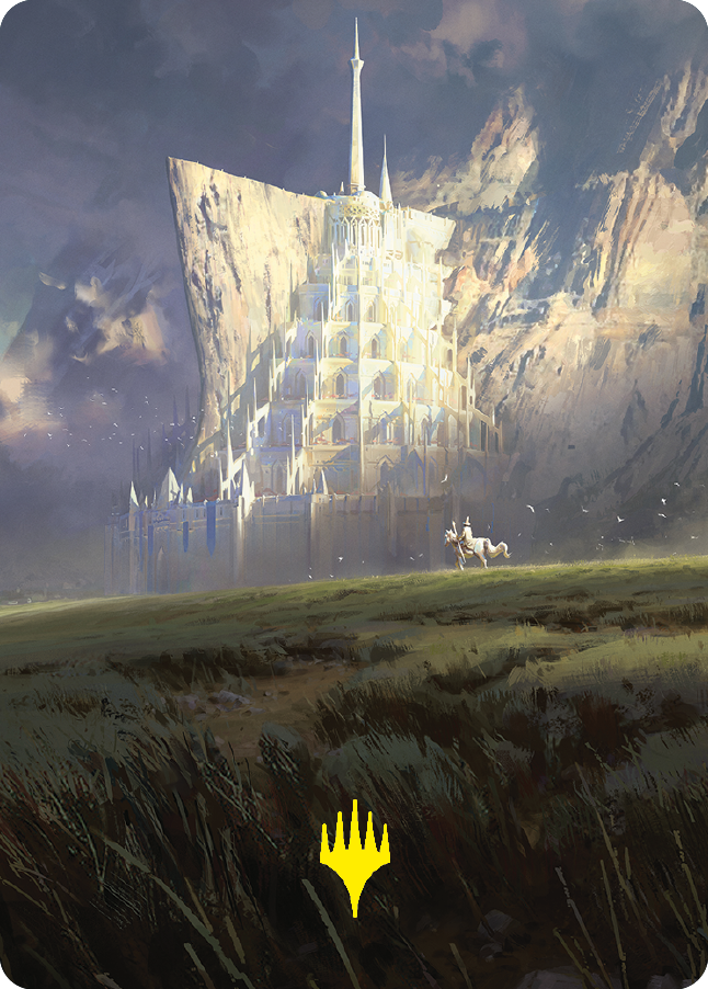 Minas Tirith Art Card (Gold-Stamped Signature) [The Lord of the Rings: Tales of Middle-earth Art Series] | I Want That Stuff Brandon