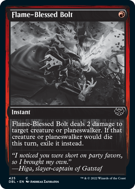 Flame-Blessed Bolt [Innistrad: Double Feature] | I Want That Stuff Brandon