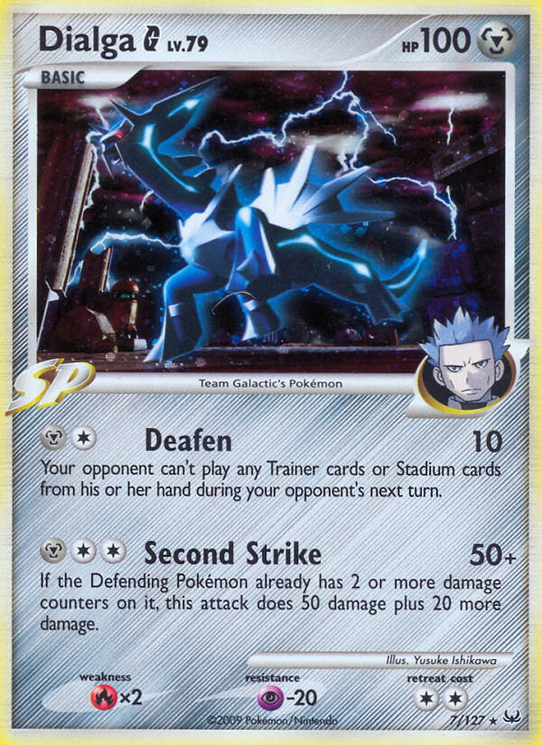 Dialga G (7/127) [Platinum: Base Set] | I Want That Stuff Brandon