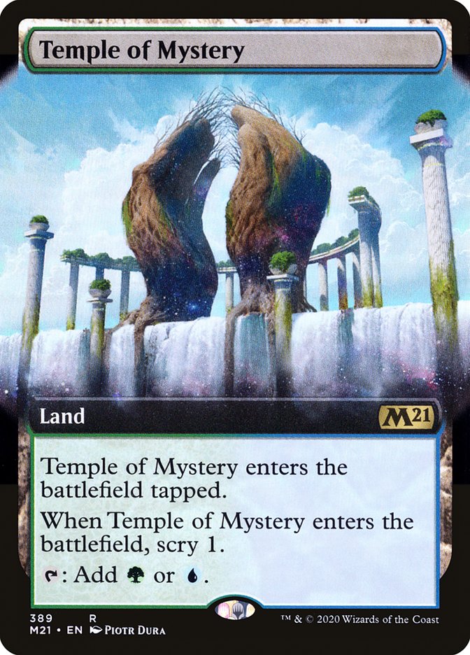 Temple of Mystery (Extended Art) [Core Set 2021] | I Want That Stuff Brandon