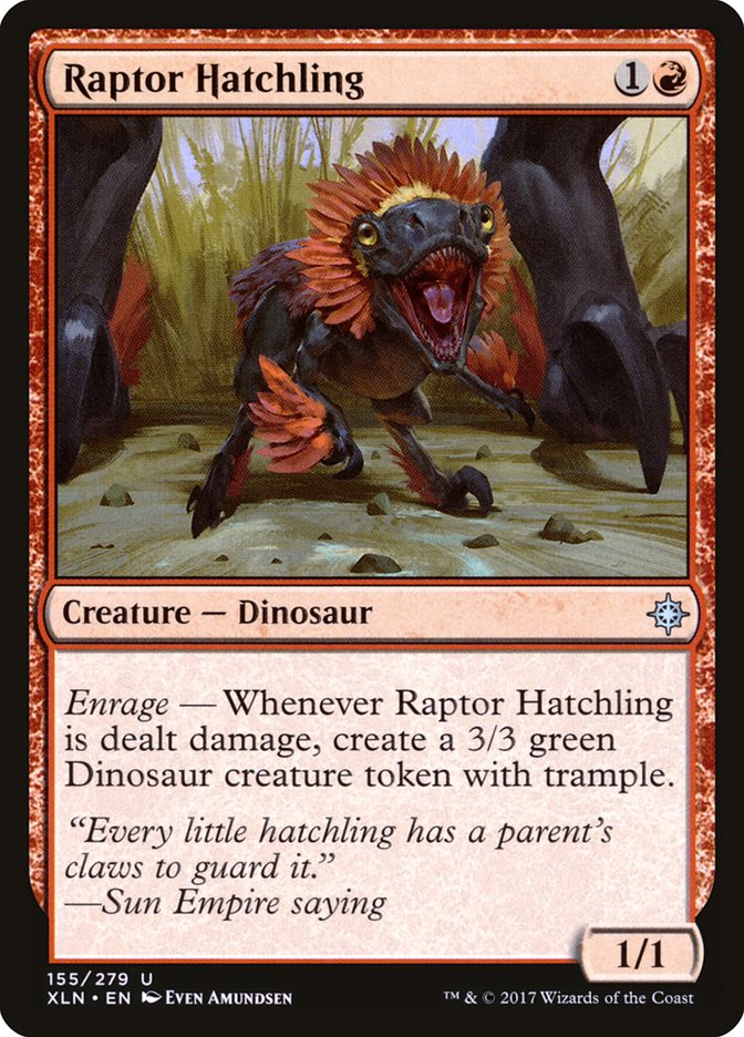 Raptor Hatchling [Ixalan] | I Want That Stuff Brandon