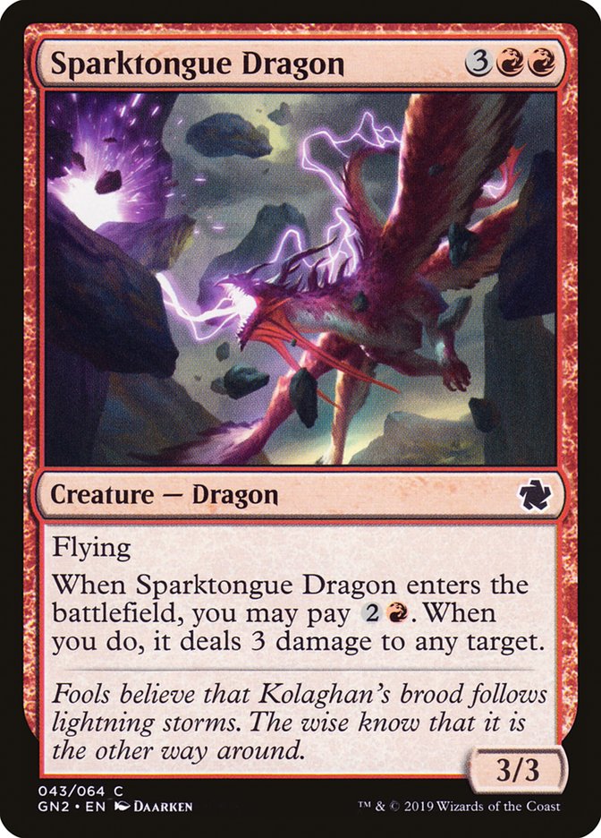 Sparktongue Dragon [Game Night 2019] | I Want That Stuff Brandon