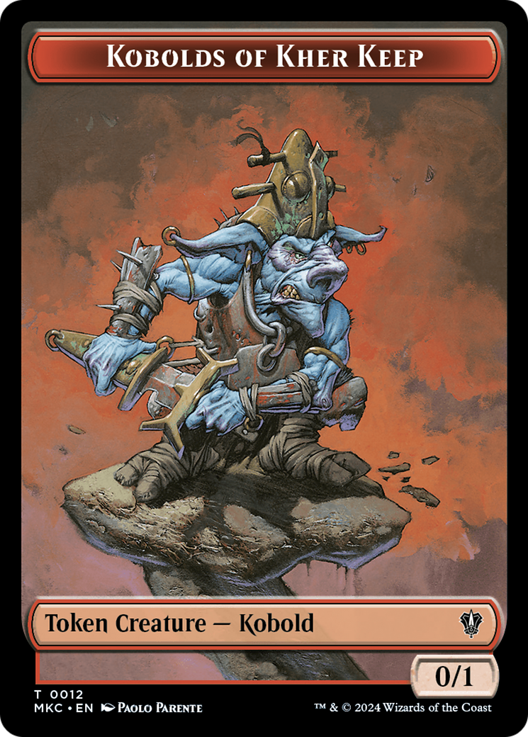 Soldier // Kobolds of Kher Keep Double-Sided Token [Murders at Karlov Manor Commander Tokens] | I Want That Stuff Brandon