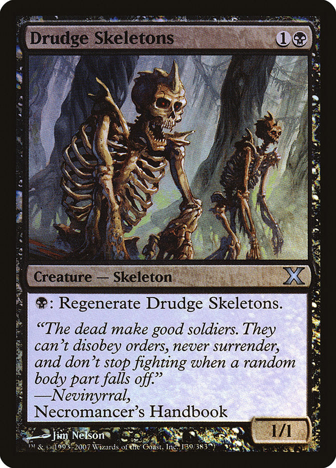 Drudge Skeletons (Premium Foil) [Tenth Edition] | I Want That Stuff Brandon