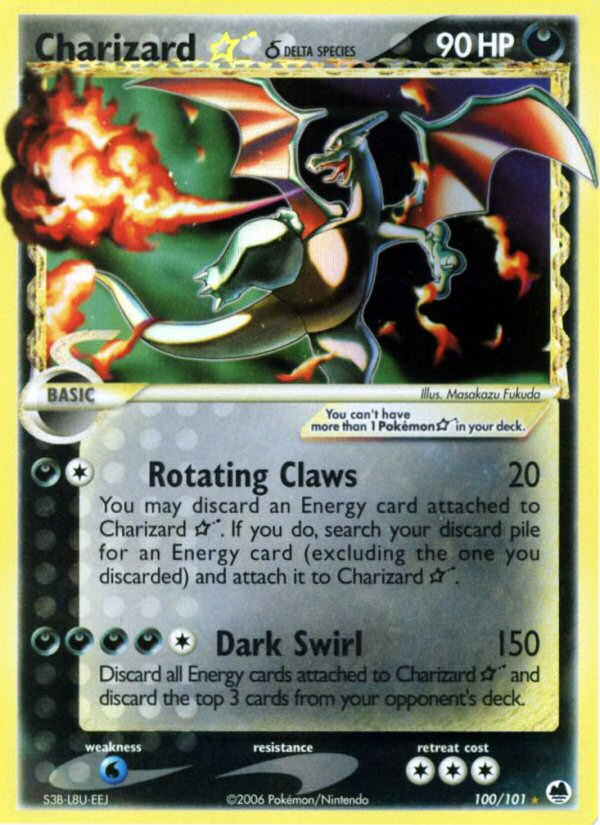 Charizard Star (100/101) (Delta Species) [EX: Dragon Frontiers] | I Want That Stuff Brandon