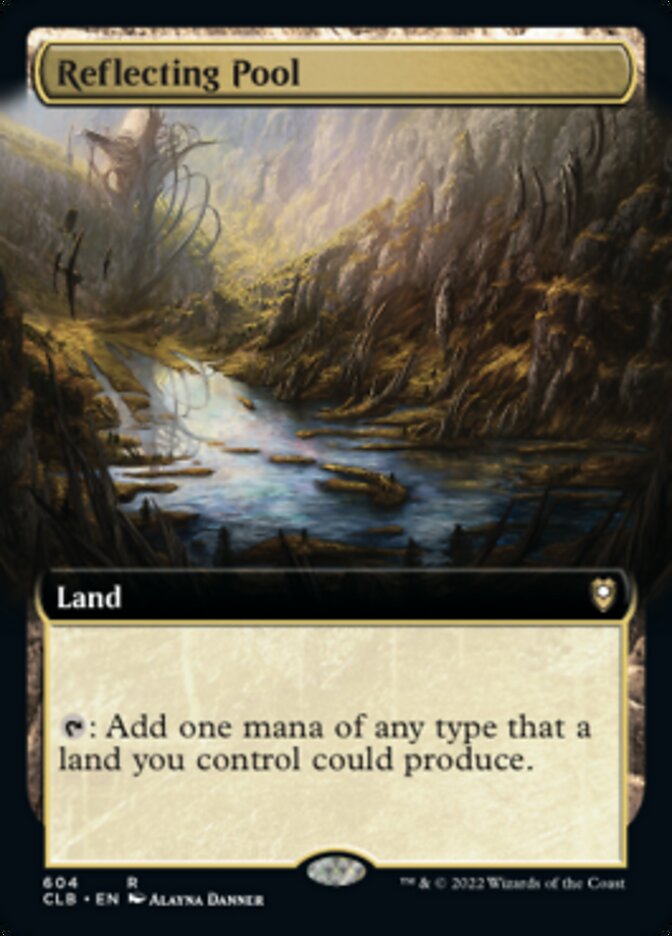 Reflecting Pool (Extended Art) [Commander Legends: Battle for Baldur's Gate] | I Want That Stuff Brandon