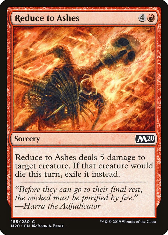 Reduce to Ashes [Core Set 2020] | I Want That Stuff Brandon