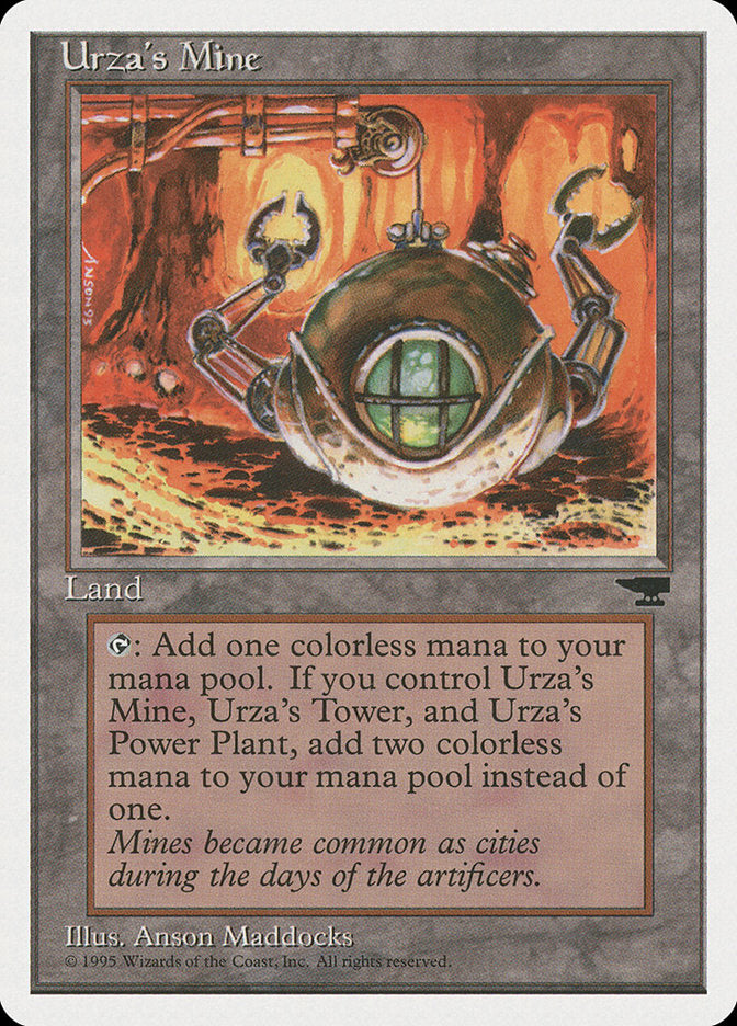 Urza's Mine (Orange Background) [Chronicles] | I Want That Stuff Brandon