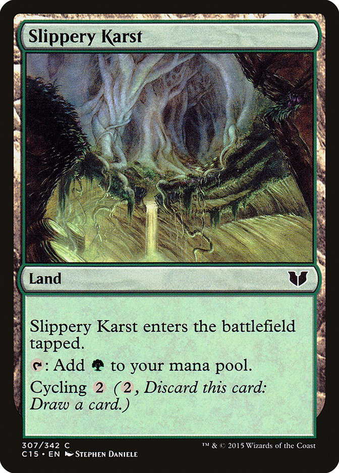 Slippery Karst [Commander 2015] | I Want That Stuff Brandon