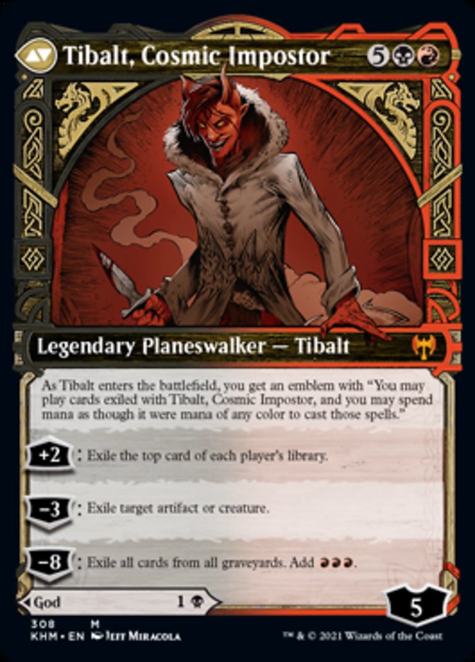 Valki, God of Lies // Tibalt, Cosmic Impostor (Showcase) [Kaldheim] | I Want That Stuff Brandon