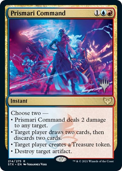 Prismari Command (Promo Pack) [Strixhaven: School of Mages Promos] | I Want That Stuff Brandon