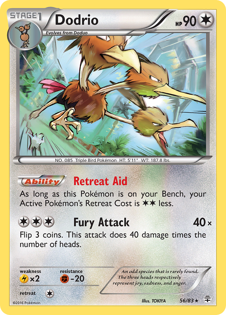 Dodrio (56/83) [XY: Generations] | I Want That Stuff Brandon