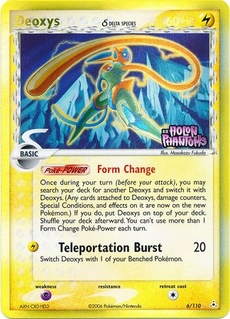 Deoxys (6/110) (Delta Species) (Stamped) [EX: Holon Phantoms] | I Want That Stuff Brandon