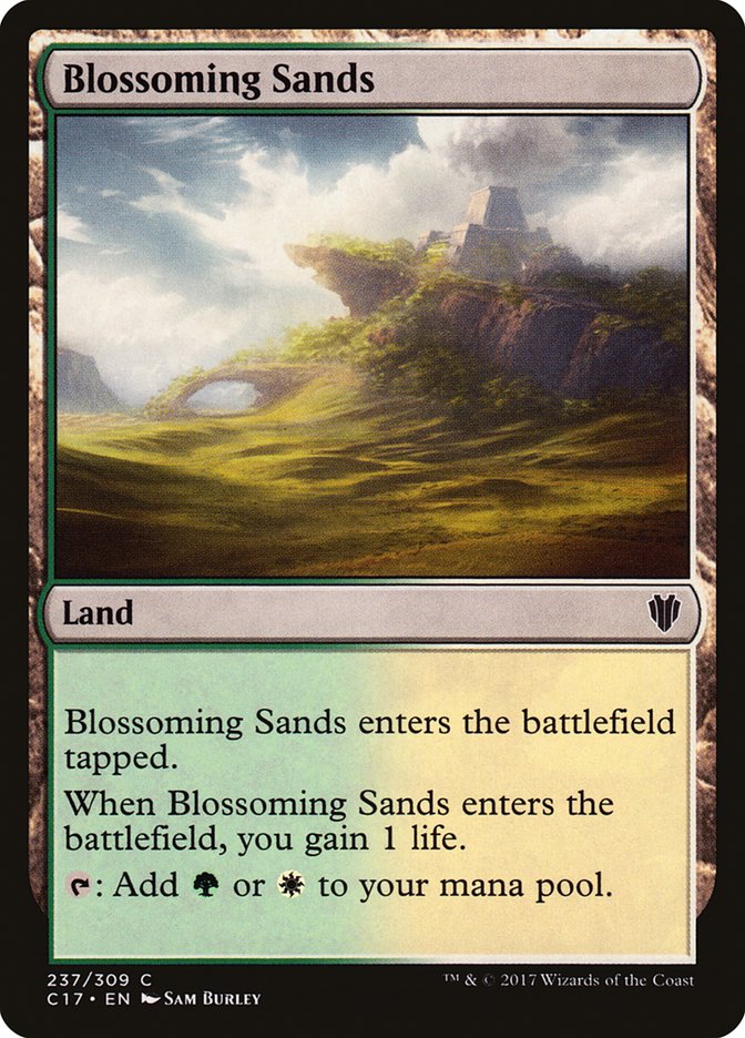 Blossoming Sands [Commander 2017] | I Want That Stuff Brandon