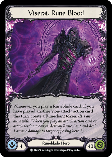 Teklo Plasma Pistol // Viserai, Rune Blood [U-ARC003 // U-ARC075] (Arcane Rising Unlimited) | I Want That Stuff Brandon