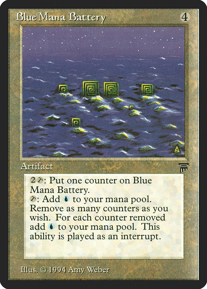 Blue Mana Battery [Legends] | I Want That Stuff Brandon