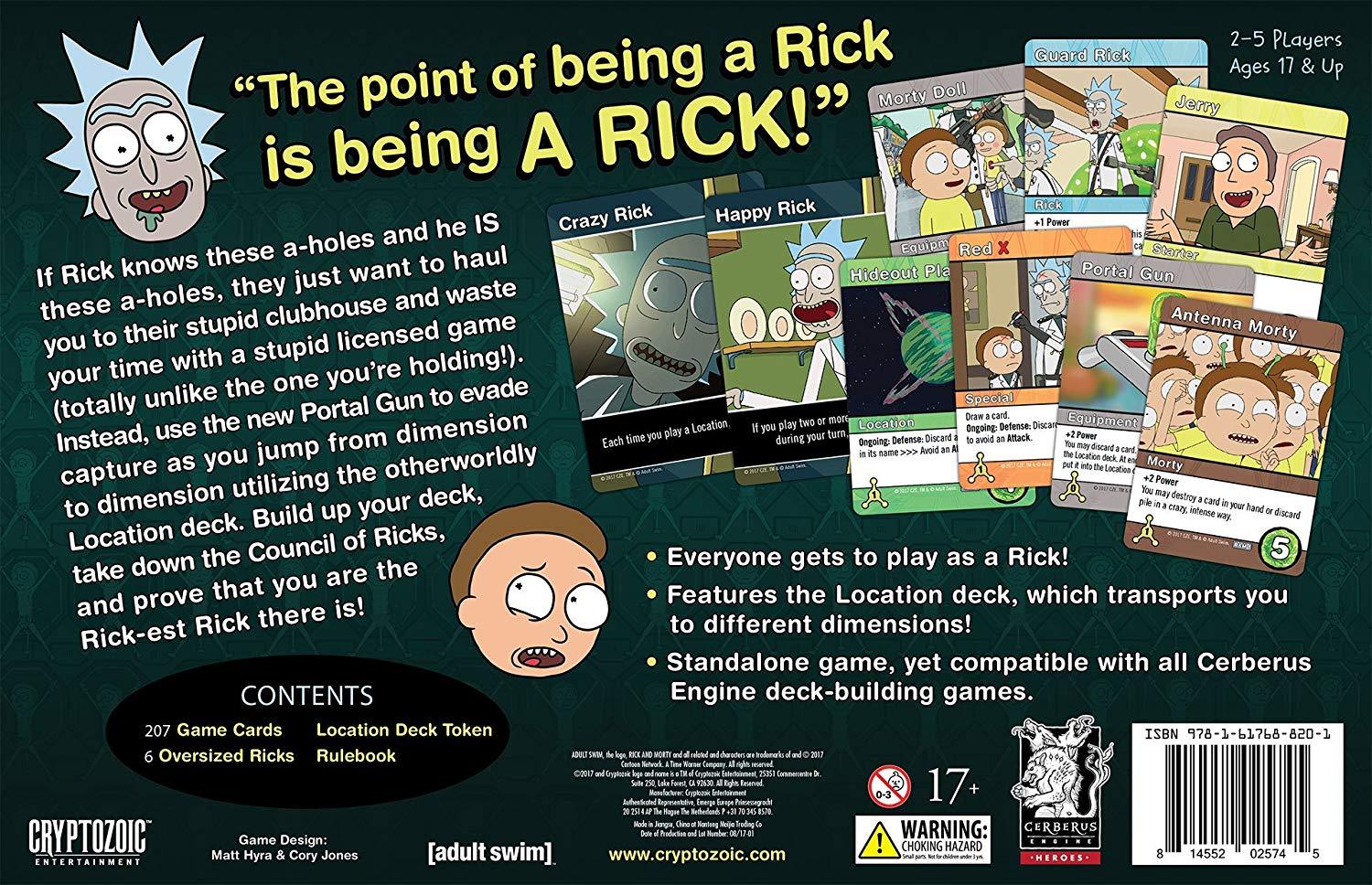 Rick And Morty: Close Rick-Counters Of The Rick Kind - Deck Building Game | I Want That Stuff Brandon