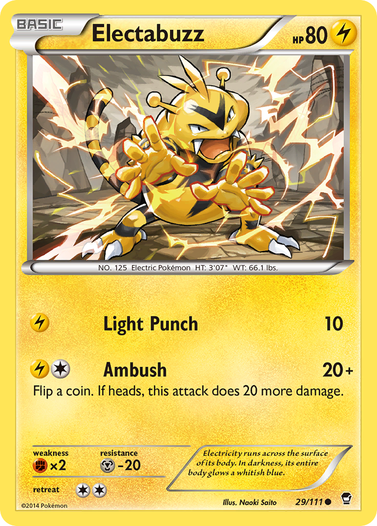 Electabuzz (29/111) [XY: Furious Fists] | I Want That Stuff Brandon