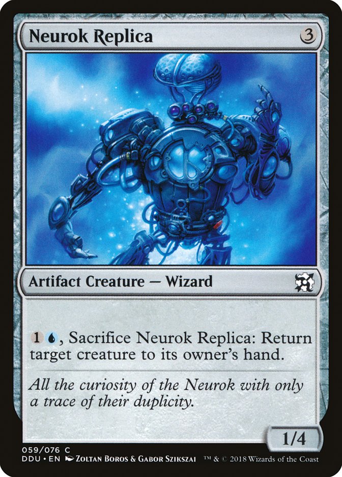 Neurok Replica [Duel Decks: Elves vs. Inventors] | I Want That Stuff Brandon