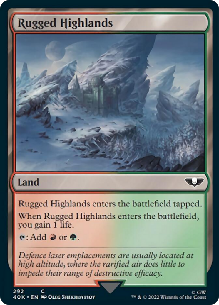 Rugged Highlands [Warhammer 40,000] | I Want That Stuff Brandon