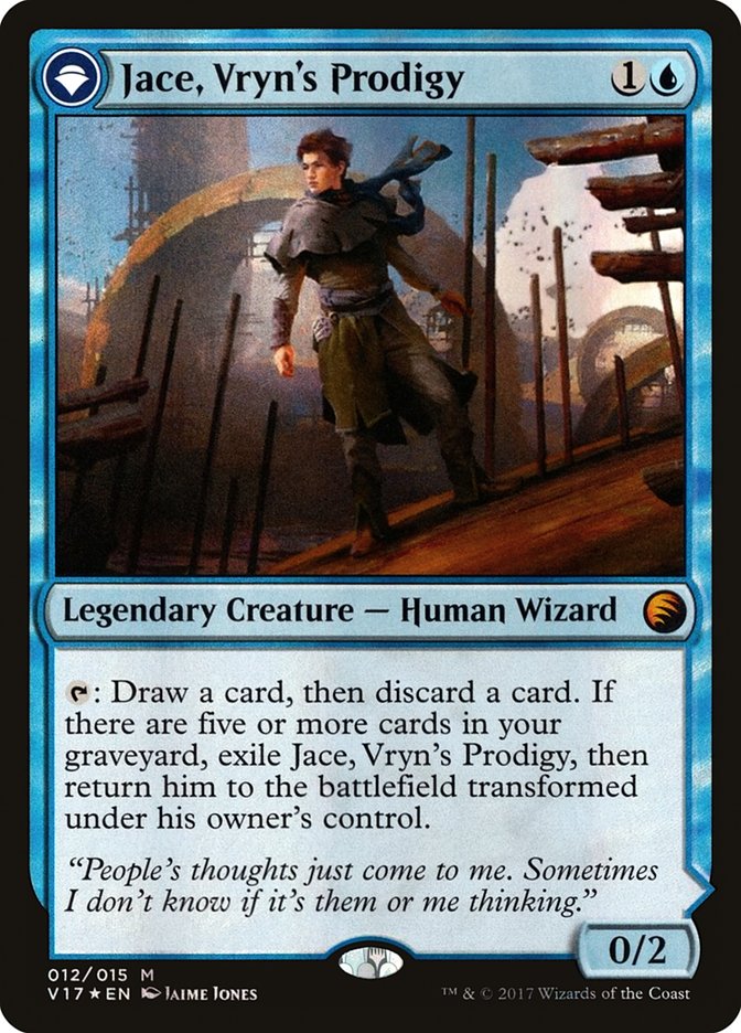 Jace, Vryn's Prodigy // Jace, Telepath Unbound [From the Vault: Transform] | I Want That Stuff Brandon