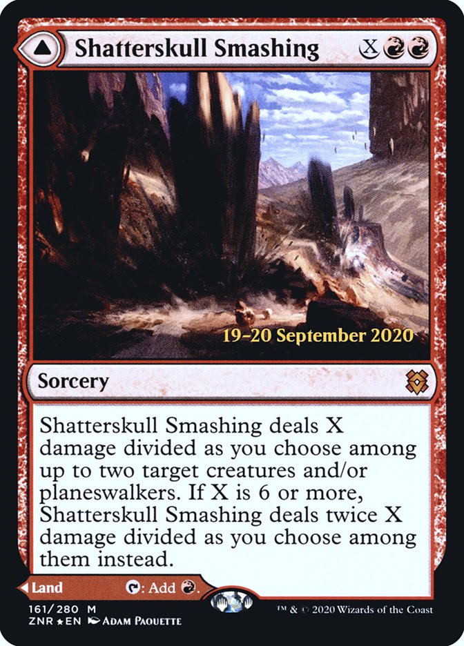 Shatterskull Smashing // Shatterskull, the Hammer Pass [Zendikar Rising Prerelease Promos] | I Want That Stuff Brandon