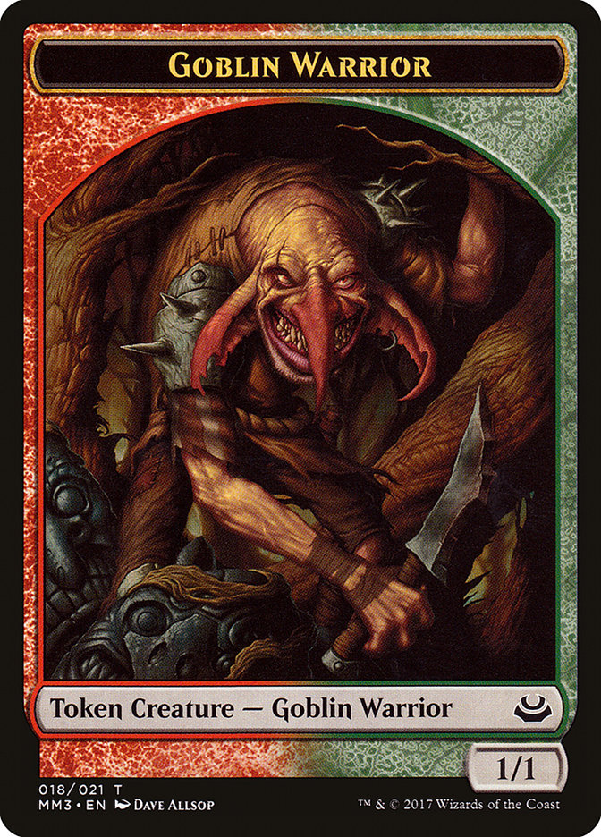 Goblin Warrior Token [Modern Masters 2017 Tokens] | I Want That Stuff Brandon