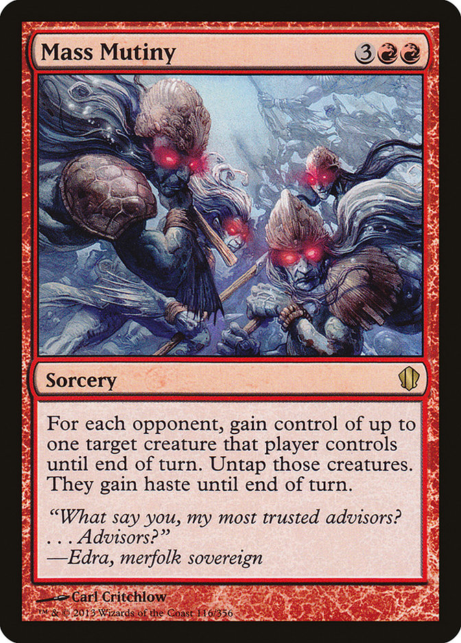 Mass Mutiny [Commander 2013] | I Want That Stuff Brandon