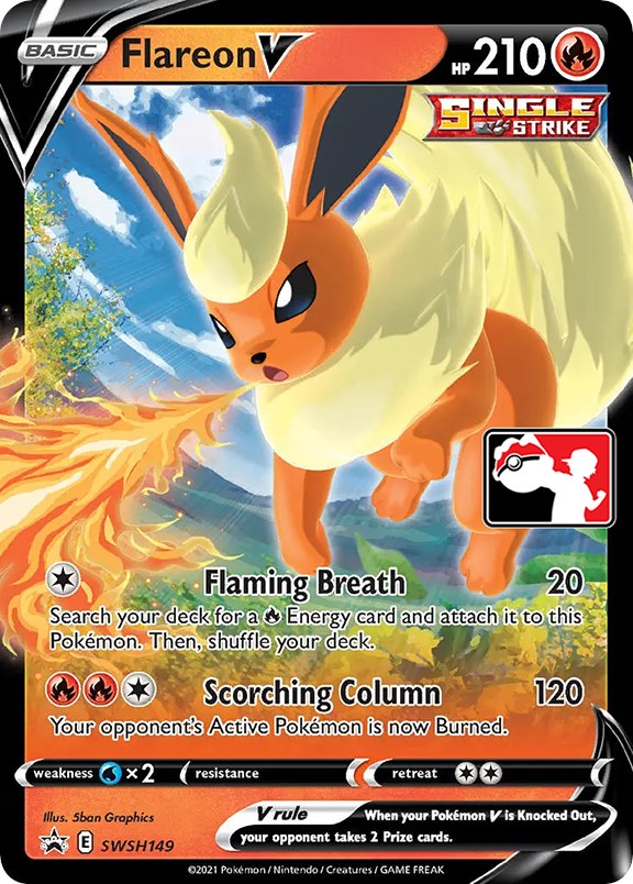 Flareon V (SWSH149) [Prize Pack Series One] | I Want That Stuff Brandon