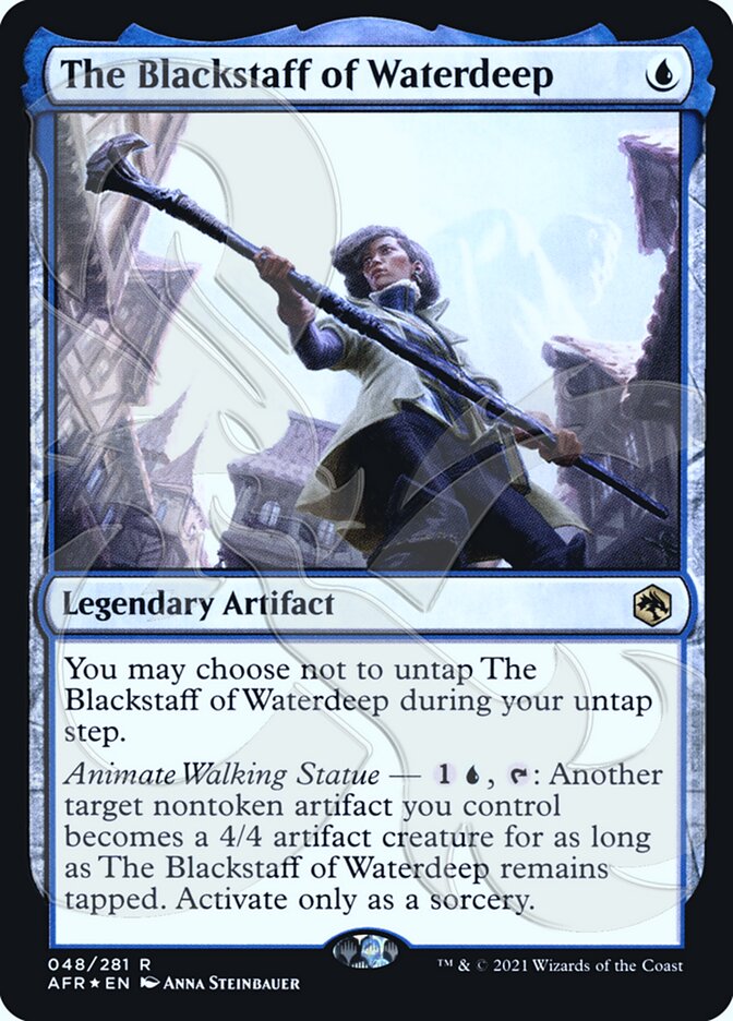 The Blackstaff of Waterdeep (Ampersand Promo) [Dungeons & Dragons: Adventures in the Forgotten Realms Promos] | I Want That Stuff Brandon