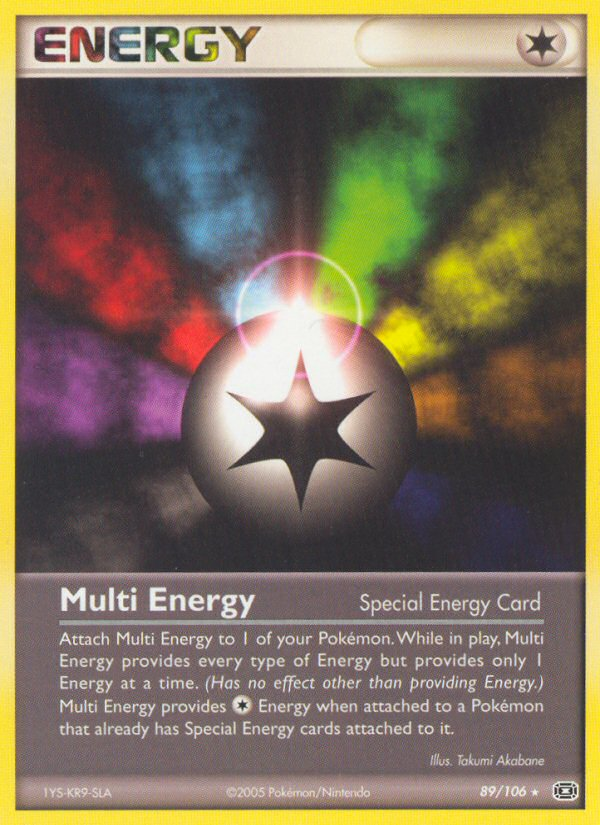 Multi Energy (89/106) [EX: Emerald] | I Want That Stuff Brandon