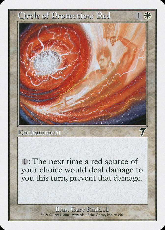 Circle of Protection: Red [Seventh Edition] | I Want That Stuff Brandon