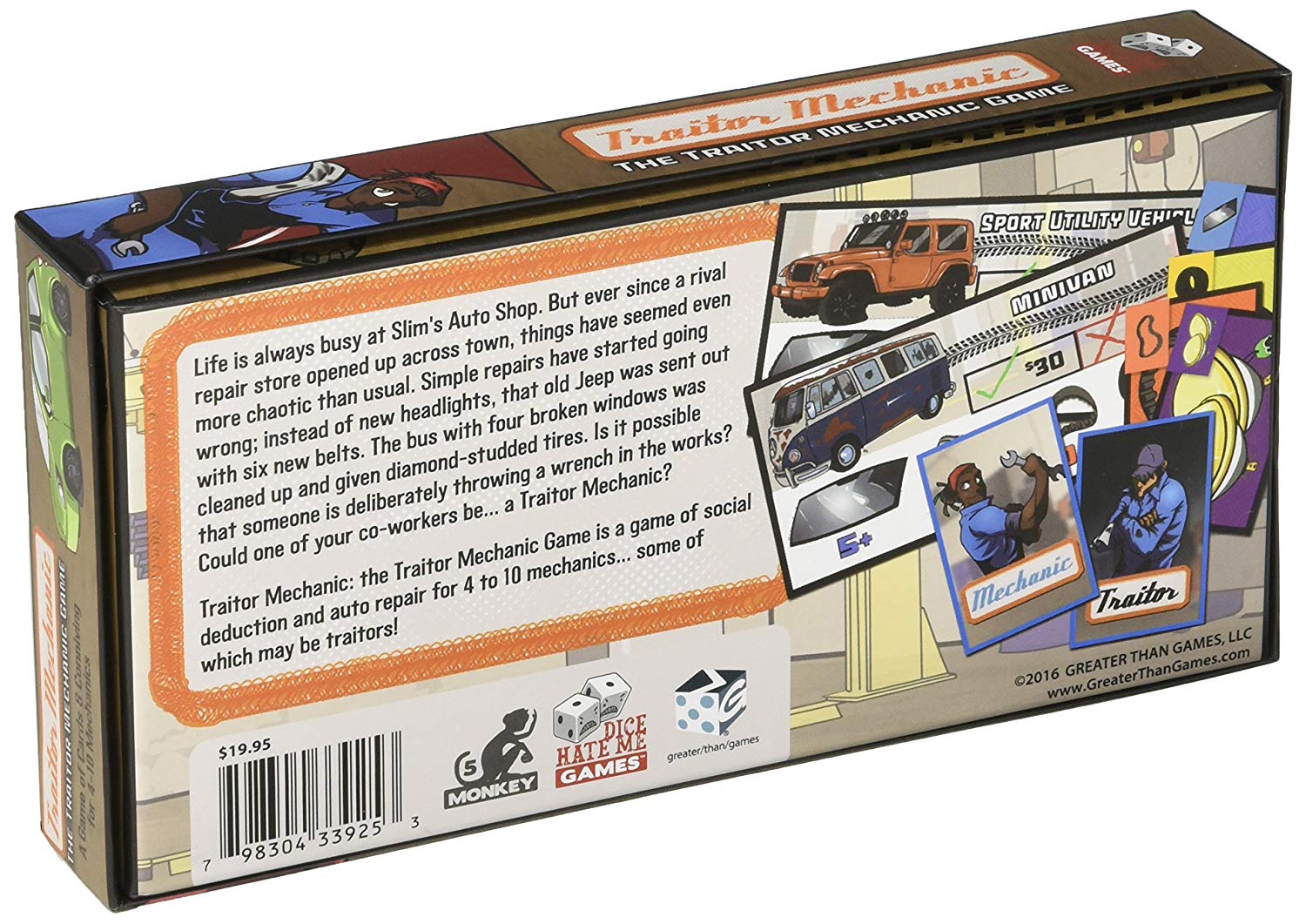 Traitor Mechanic: The Traitor Mechanic Game | I Want That Stuff Brandon