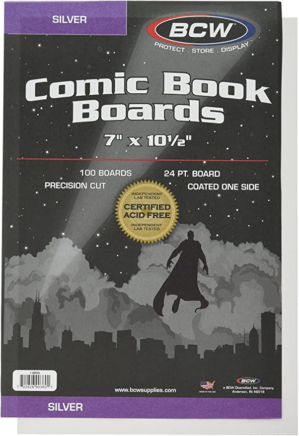 BCW Comic Book Board Silver | I Want That Stuff Brandon