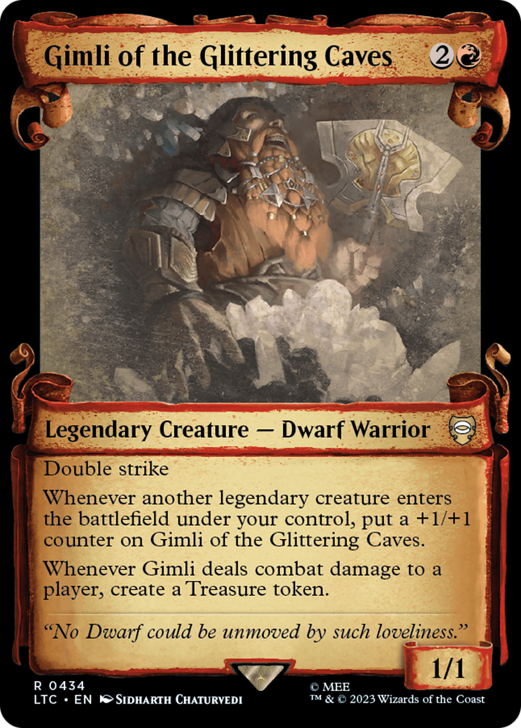 Gimli of the Glittering Caves [The Lord of the Rings: Tales of Middle-Earth Commander Showcase Scrolls] | I Want That Stuff Brandon