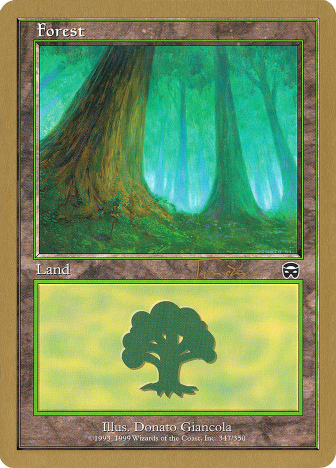 Forest (jt347a) (Jan Tomcani) [World Championship Decks 2001] | I Want That Stuff Brandon