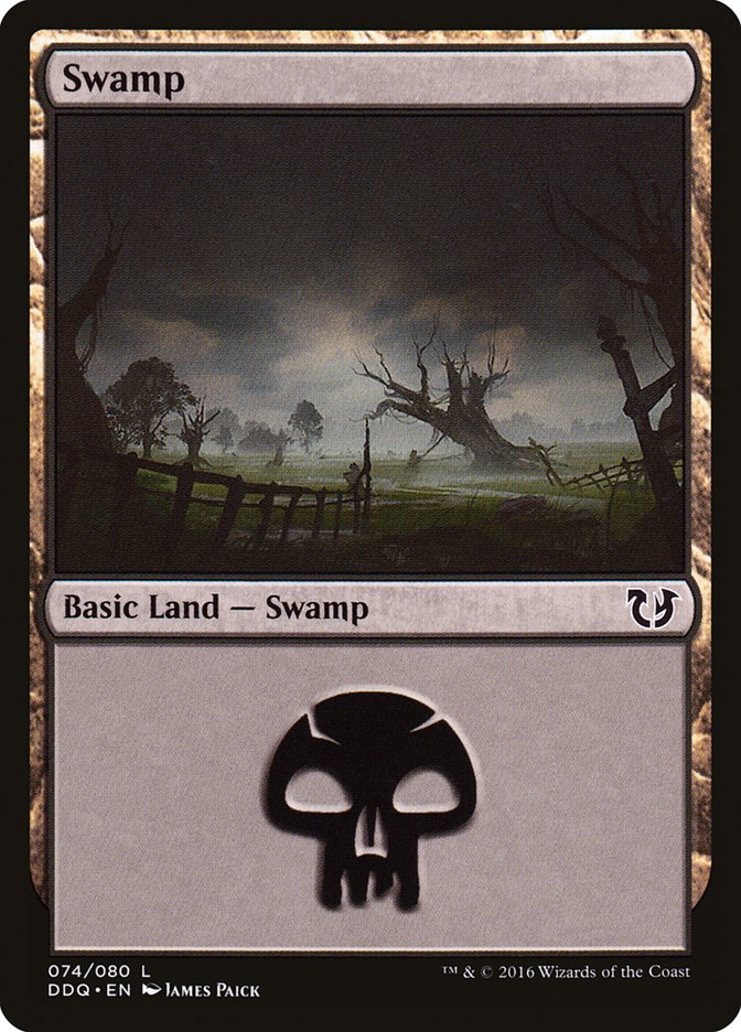 Swamp (74) [Duel Decks: Blessed vs. Cursed] | I Want That Stuff Brandon