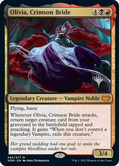 Olivia, Crimson Bride (Promo Pack) [Innistrad: Crimson Vow Promos] | I Want That Stuff Brandon