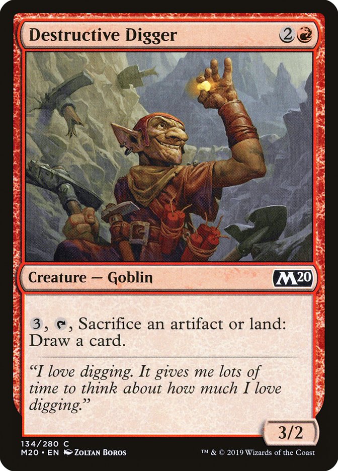 Destructive Digger [Core Set 2020] | I Want That Stuff Brandon