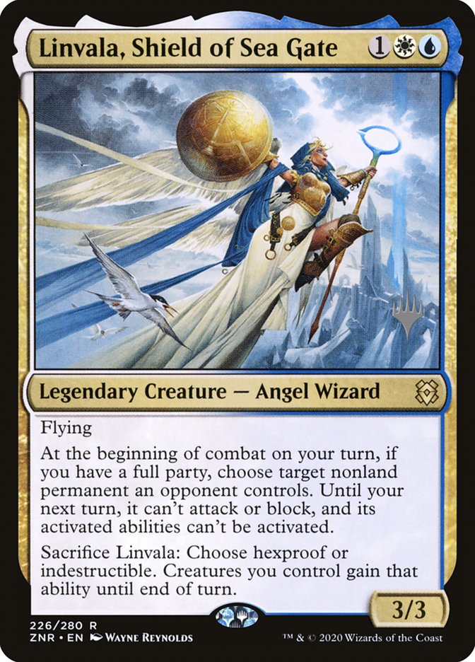 Linvala, Shield of Sea Gate (Promo Pack) [Zendikar Rising Promos] | I Want That Stuff Brandon