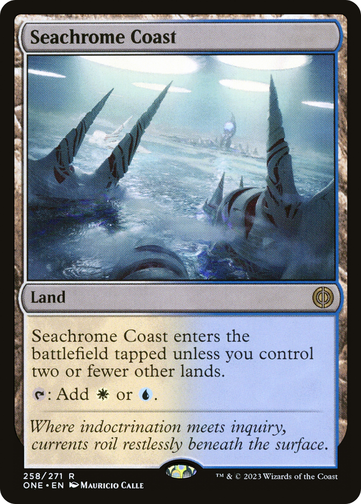 Seachrome Coast [Phyrexia: All Will Be One] | I Want That Stuff Brandon