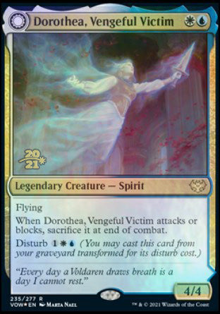 Dorothea, Vengeful Victim // Dorothea's Retribution [Innistrad: Crimson Vow Prerelease Promos] | I Want That Stuff Brandon