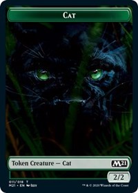 Cat (011) // Goblin Wizard Double-Sided Token [Core Set 2021 Tokens] | I Want That Stuff Brandon