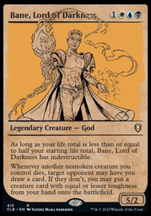 Bane, Lord of Darkness (Showcase) [Commander Legends: Battle for Baldur's Gate] | I Want That Stuff Brandon