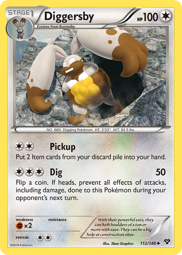 Diggersby (112/146) [XY: Base Set] | I Want That Stuff Brandon