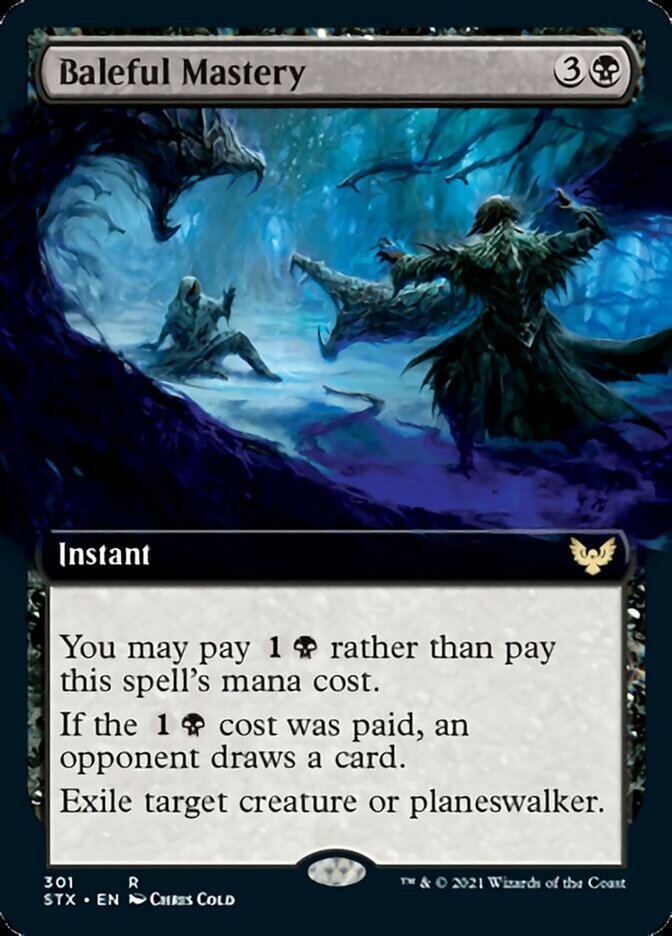 Baleful Mastery (Extended Art) [Strixhaven: School of Mages] | I Want That Stuff Brandon